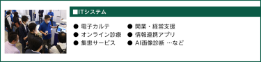 ■医療IT・デジタルヘルス● オンライン診療　　● 電子カルテ　● AI画像診断 ● AI問診                ● モバイルヘルス ● 病