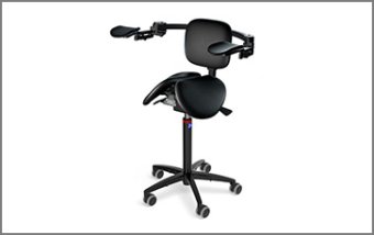 Salli Saddle Chair with Supports
