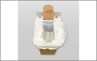 抗菌・抗ウイルス段ボール製簡易トイレ®︎