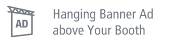 Hanging Banner Ad above Your Booth