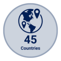 45 countries