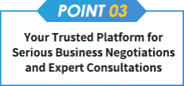 【point03】Your Trusted Platform for Serious Business Negotiations and Expert Consultations