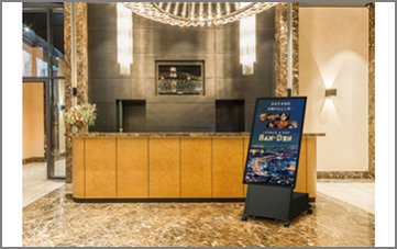 屋内用デジタルサイネージ