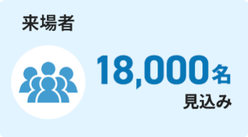 来場者：18,000名見込み